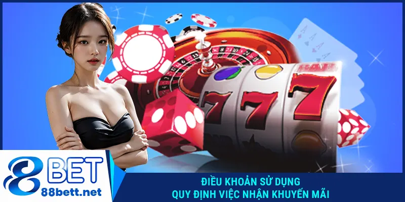 Điều khoản sử dụng quy định việc nhận khuyến mãi